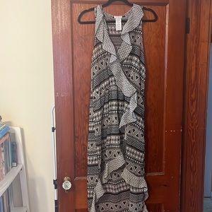 Jessica Simpson aztec print beach coverup